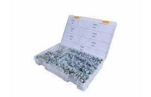 Coffret de 920 écrous freins Ø4 à 16mm